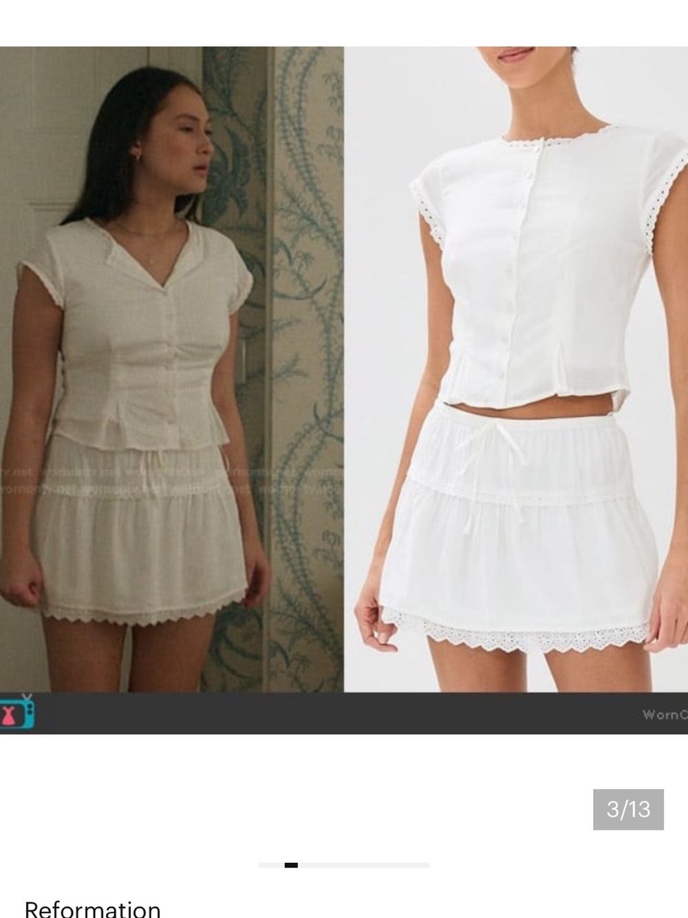 Reformation Valetta Two Piece Set